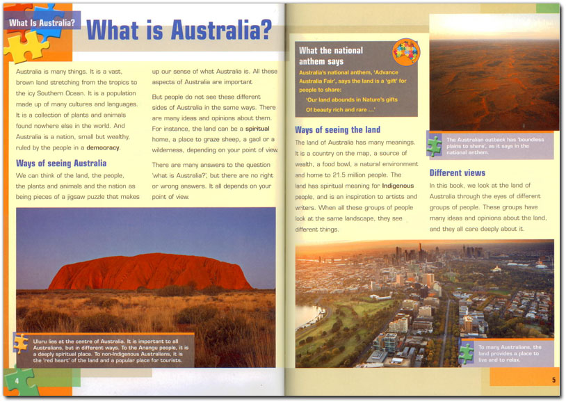 What is Australia - spread